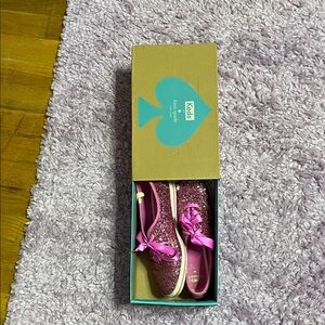 Keds for Kate Spade Pink Glitter Sneakers